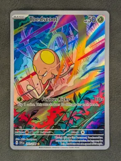 Toedscool 201/198 Pokemon TCG Illustration Rare SV01: SV Base Set NM - Image 1