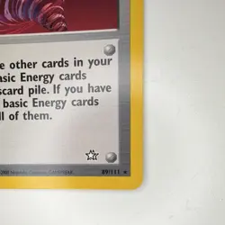 *NEAR MINT* Super Energy Retrieval 89/111 Neo Genesis 1st Edition English - Image 5