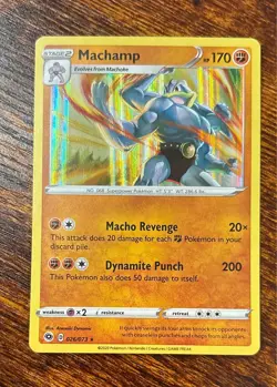 Machamp 026/073 Vivid Voltage Rare Holo NM Pokemon TCG - Image 1
