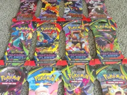 21 Pokemon TCG Mega Evolution Destined Rival Assort Booster Packs Sleeved Sealed - Image 3