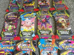 21 Pokemon TCG Mega Evolution Destined Rival Assort Booster Packs Sleeved Sealed - Image 4
