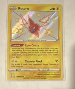 Pokemon Rotom SV038/SV122 Shining Fates: Shiny Vault Shiny Holo Rare - Image 1