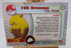 2000 Pokemon #96 DROWZEE #97 HYPNO TV Animation Edition Blue Logo TCG - Image 3