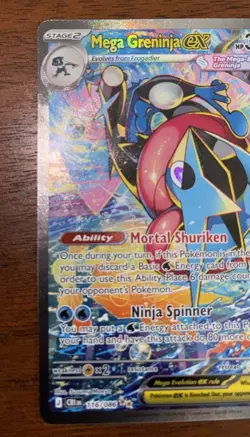 Pokemon Mega Greninja EX Holo Rare 116/086 CRI - Image 3