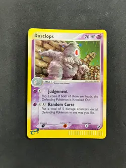 POKEMON UNGRADED DUSCLOPS 4/100 HOLO R EX SANDSTORM HOLO NM - Image 2