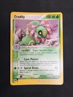 POKEMON UNGRADED CRADILY 3/100 HOLO R SANDSTORM NM - Image 2
