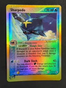 POKEMON UNGRADED SHARPEDO 22/109 R RUBY & SAPPHIRE REVERSE HOLO NM - Image 2