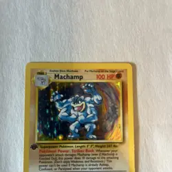 Machamp Pokemon 8/102 1st edition - Image 5