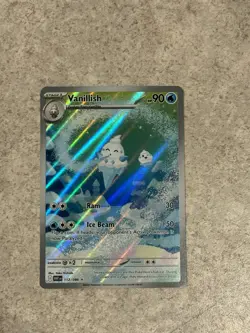 Vanillish 112/086 Sv: White Flare Holo Illustration Rare Near Mint Pokemon TCG - Image 1