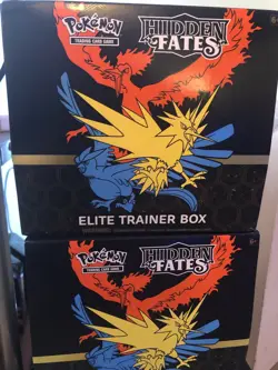 OPENED Hidden Fates Elite Trainer Box | ETB WITH CODE CARD & CONTENTS - Image 1