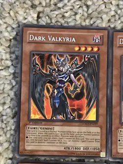 4x YuGiOh - Dark Valkyria - LODT-EN027 1st Edition - Rare - Excellent Condition - Image 2