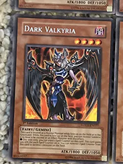 4x YuGiOh - Dark Valkyria - LODT-EN027 1st Edition - Rare - Excellent Condition - Image 3