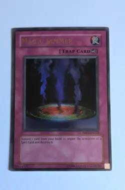 Yu-Gi-Oh! TCG Magic Jammer Metal Raiders MRD-EN128 Unlimited Ultra Rare - Image 1