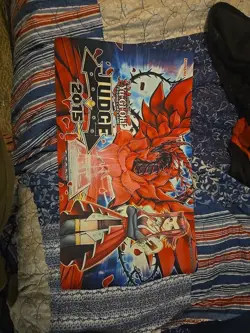 Yugioh Playmat 2015 Judge - Black Rose Dragon & Akiza - Image 1