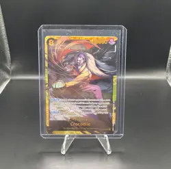 One Piece Card Game Crocodile OP14-120 Alternate Art 10000 Power Foil English - Image 1