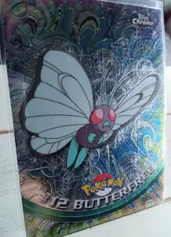Pokemon Card - #12 Butterfree #14 Kakuna 2000 Topps Chrome TV Animation Edition - Image 3