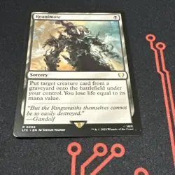 MTG Reanimate Tales of Middle-earth Commander 0206 Regular Rare - NM - Image 2