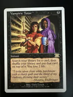 Vampiric Tutor 6th Edition- LP Magic MTG - Image 3