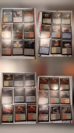 200 Pc. Magic the Gathering Rare Land Lot PLUS 20 Sol Rings & Original PS of Opt - Image 2