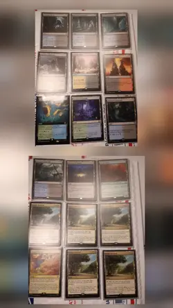 200 Pc. Magic the Gathering Rare Land Lot PLUS 20 Sol Rings & Original PS of Opt - Image 3