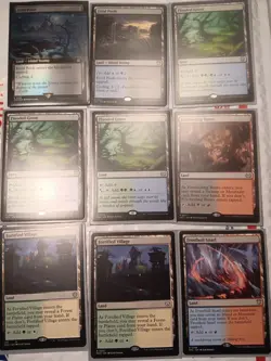 200 Pc. Magic the Gathering Rare Land Lot PLUS 20 Sol Rings & Original PS of Opt - Image 5