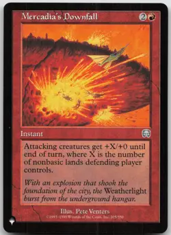 Mercadia's Downfall The List Reprints 205/350 NM U - Image 1