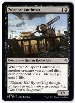 Zulaport Cutthroat BFZ 126 Magic: The Gathering UC NM - Image 1