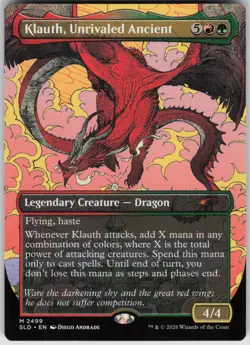 MTG Klauth Unrivaled Ancient NM Secret Lair Drop Series Magic 2499 DND - Image 1