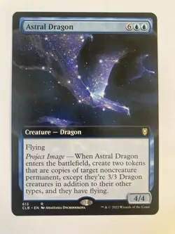 MTG Astral Dragon (Extended Art) Normal - CL: Battle for Baldur's Gate (CLB) 613 - Image 1