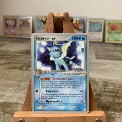 Pokemon TCG Vaporeon ex World Championship 2007 Singles 110/113 NM - Image 1