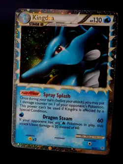 Pokemon Kingdra PRIME - HS Unleashed #85 - LP/Near Mint - Image 2
