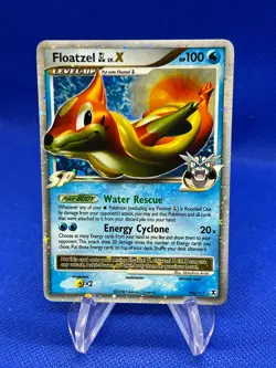 2009 Pokemon Platinum Rising Rivals Floatzel GL Lv.X 104/111 Ultra Rare LP - Image 1