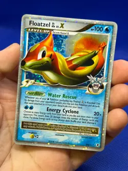 2009 Pokemon Platinum Rising Rivals Floatzel GL Lv.X 104/111 Ultra Rare LP - Image 2