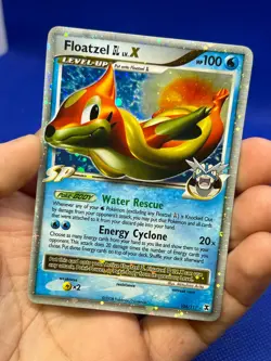 2009 Pokemon Platinum Rising Rivals Floatzel GL Lv.X 104/111 Ultra Rare LP - Image 3