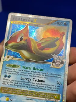 2009 Pokemon Platinum Rising Rivals Floatzel GL Lv.X 104/111 Ultra Rare LP - Image 4