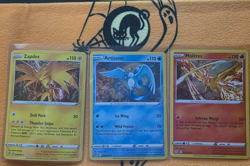 Moltres 021/172 Articuno 036/195 Zapdos 048/185 COSMOS HOLO 3 Pokemon Card Set - Image 1