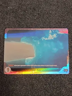 Godzilla Card Game PROMO English - ESD01-016+ PRSP - Heat Ray NM Foil - Image 1