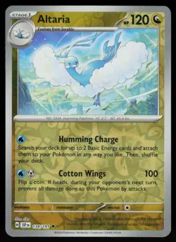 Altaria 134/191 Uncommon Surging Sparks Pokemon Reverse Holo Near Mint - Image 1