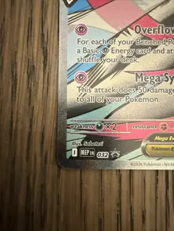 2026 Pokemon Mega Evolutions Mega Gardevoir Ex Black Star Promo 032 NM - Image 4