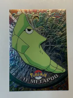 2000 Topps Chrome Pokemon Series 1 #11 Metapod FREE COMBINED SHIPPING - Image 1