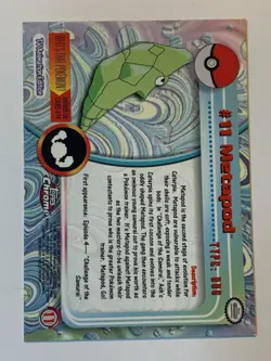 2000 Topps Chrome Pokemon Series 1 #11 Metapod FREE COMBINED SHIPPING - Image 2