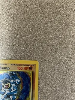 Pokemon Machamp Base Set 8/102 1st Edition Holo Rare -MODERATELY PLAYED- - Image 5
