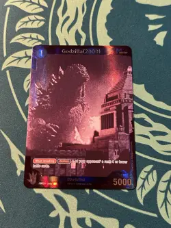 Godzilla 2000 EBP01-041+ SP Gold Textured Foil Godzilla Card Game 1st Edition - Image 1