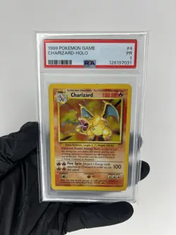 1999 Holo Rare Charizard 4/102 Base Set Pokemon TCG Card PSA 1 US Seller - Image 1