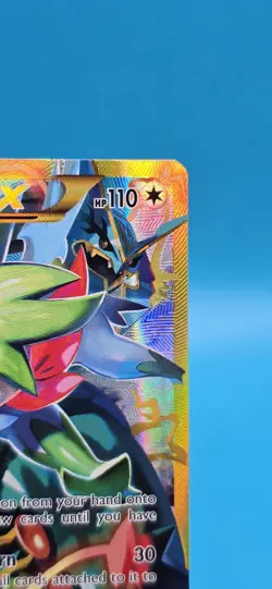 2017 Pokemon TCG XY Roaring Skies Gold Shaymin EX Card 77a/108 Full Art NM B9 - Image 3