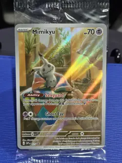 Mimikyu Sealed Promo Scarlet and Violet 075 Pokemon TCG Card NM/M Sealed - Image 1