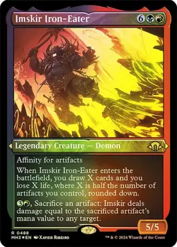 Imskir Iron-Eater Etched Foil Modern Horizons 3 NM MTG - Image 1