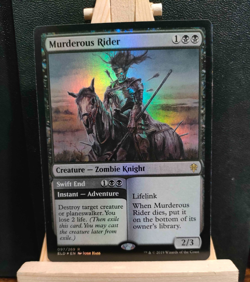 Murderous Rider FOIL - Throne of Eldraine - Rare - NM/LP (see pics) MTG - Image 1