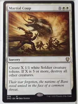 Martial Coup - Commander: Phyrexia All Will Be One - Magic the Gathering MTG - Image 1