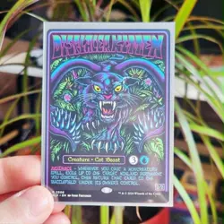 MTG Displacer Kitten SLD Black Lights & Dark Dungeons NON-Foil NM - Image 1
